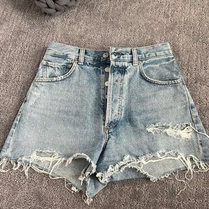 Citizens of humanity blue Jean shorts size 24